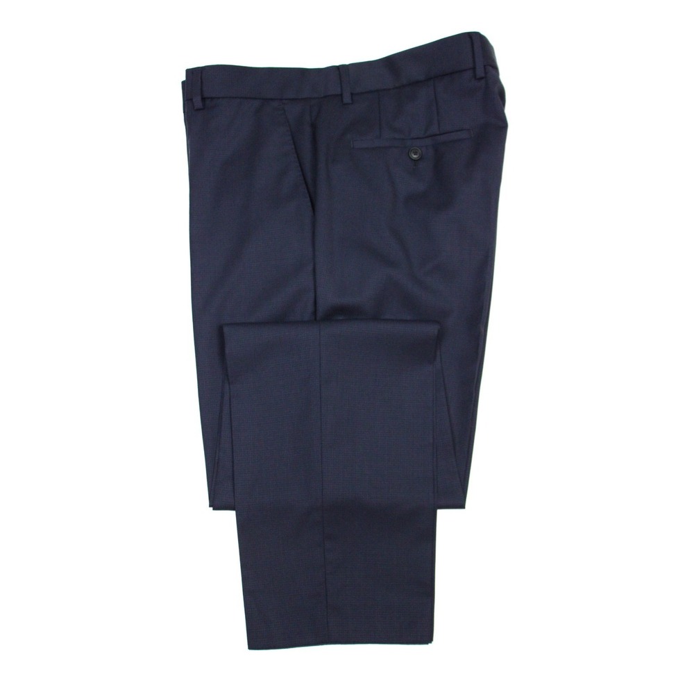 Hugo Boss Huge Performance Suit 42 S Mens Slim Fit Navy Wool Stretch 2 Piece - Picture 16 of 16